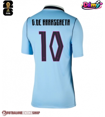 Uruguay Giorgian de Arrascaeta #10 Domácí Dres pro Dámy MS 2026 Krátkým Rukávem